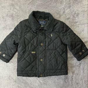 Boys Ralph Lauren Black Quilted Barn jacket 18months